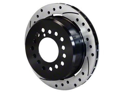 Wilwood Rotor-2.32in Offset-SRP-BLK-Drill-RH 12.19 x .810-5 x 4.75in-.44/.48/.50 Studs - 160-10050-BK