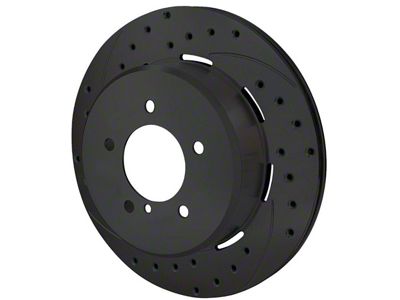 Wilwood Rotor-2.31in Offset-SRP-BLK-Drill-RH 12.19 x .810 - 5x4.75in BC - 160-8744-BK