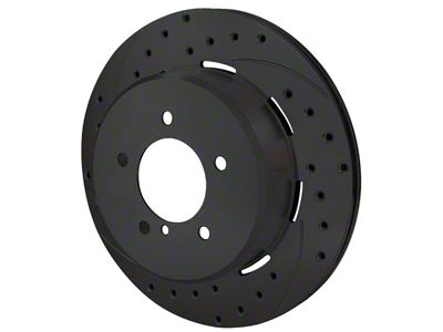 Wilwood Rotor-2.31in Offset-SRP-BLK-Drill-LH 12.19 x .810 - 5x4.75in BC - 160-8745-BK