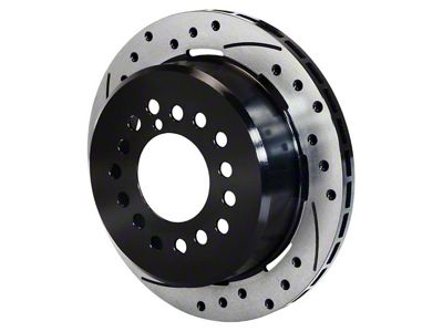 Wilwood Rotor-2.32in Offset-SRP-BLK-Drill-RH 12.19 x .810 - 5 Lug - 160-9814-BK