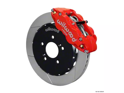 Wilwood Narrow Superlite 6R Front Hat Kit 12.88in Red Honda - 140-10309-R