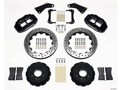 Wilwood Narrow Superlite 6R Front Hat Kit 13.06in Drilled 65-82 - 140-10616-D