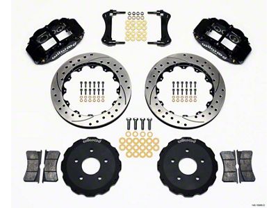 Wilwood Narrow Superlite 6R Front Hat Kit 13.06in Drilled Backdraft - 140-10968-D