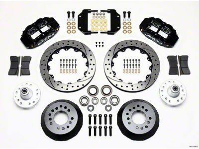 Wilwood Narrow Superlite 6R Front Hub Kit 12.88in Drilled Magnum - 140-11548-D
