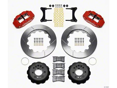 Wilwood Narrow Superlite 6R Front Hat Kit 14.00in Red 93-96 - 140-11964-R