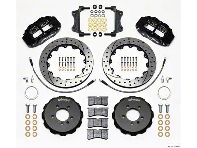 Wilwood Narrow Superlite 6R Front Hat Kit 12.88in Drilled 06-12 - 140-12789-D