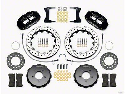 Wilwood Narrow Superlite 6R Front Hat Kit 12.88in Drilled 2005-Up - 140-12907-D