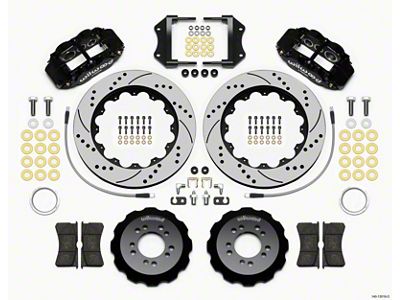 Wilwood Narrow Superlite 6R Front Hat Kit 14.00in Drilled 2013-Up - 140-13019-D