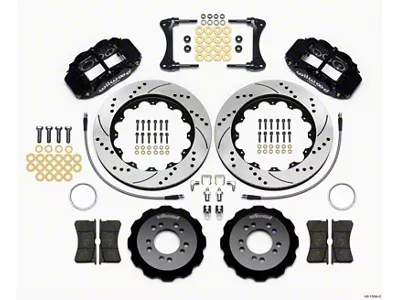 Wilwood Narrow Superlite 6R Front Hat Kit 14.00in Drilled 2008-up - 140-13044-D