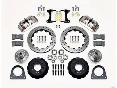 Wilwood Narrow Superlite 6R Front Hub Kit 12.88in Drill Pol - 140-13224-DP