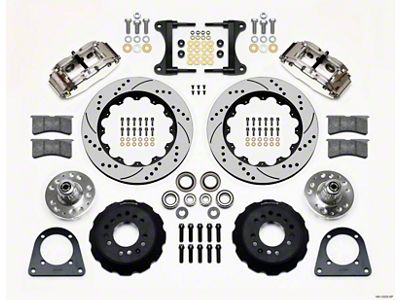 Wilwood Narrow Superlite 6R Front Hub Kit 14.00in Drill Pol - 140-13225-DP