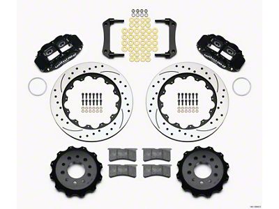 Wilwood Narrow Superlite 4R Rear Kit 14.00in Drilled Morrison Multilink - 140-13648-D