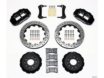 Wilwood Narrow Superlite 6R Front Hat Kit 12.88in Drilled 88-93 - 140-8337-D