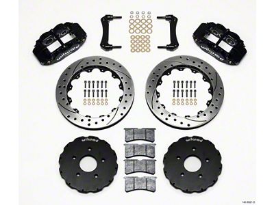 Wilwood Narrow Superlite 6R Front Hat Kit 13.06in Drilled 2005-up - 140-8921-D