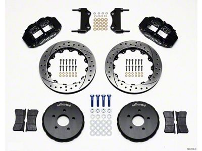Wilwood Narrow Superlite 6R Front Hat Kit 13.06in Drilled - 140-9190-D