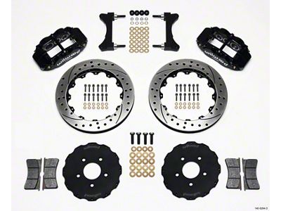 Wilwood Narrow Superlite 6R Front Hat Kit 13.06in Drilled - 140-9284-D