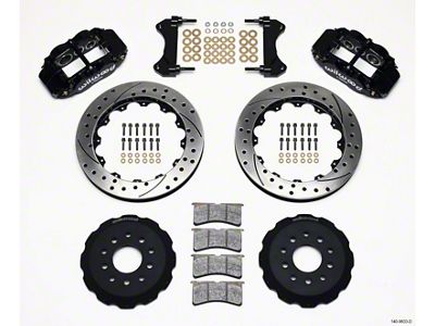 Wilwood Narrow Superlite 6R Front Hat Kit 13.06in Drilled 98-02 - 140-9833-D