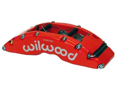 Wilwood Caliper-TC6R-Red 1.75/1.38/1.38in Pistons 1.38in Disc - 120-14317-RSR