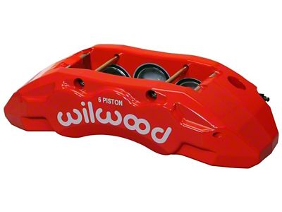 Wilwood Caliper-TX6R- L/H - Red 2.00/1.88/1.88in Pistons 1.50in Disc - 120-13814-RD