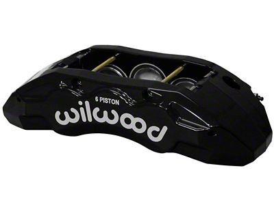 Wilwood Caliper-TX6R- R/H - Black 1.75/1.62/1.62in Pistons 1.38in Disc - 120-13817-BK