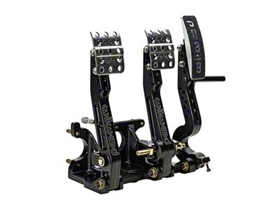 Wilwood Adjustable Balance Bar Brake; Clutch; Throttle - Floor Mount - 340-16602