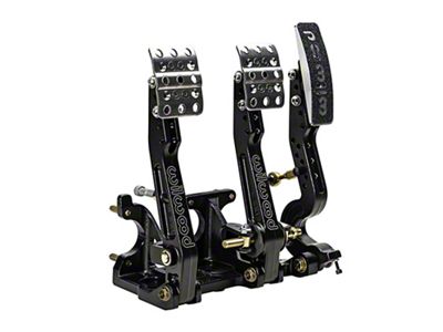 Wilwood Adjustable Balance Bar Brake; Clutch; Throttle w/ Linkage - 340-16603