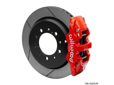 Wilwood AERO4 Rear Truck Kit 14.50in Red 2008-2015 Toyota Land - 140-15474-R