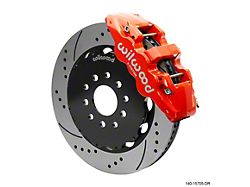 Wilwood AERO6 Front Big Brake Kit 14.00in Drilled Red Rotor - 140-15705-DR