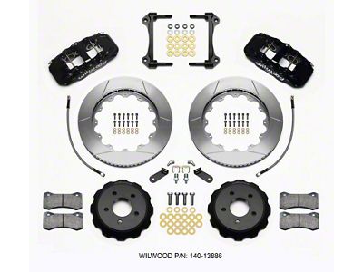 Wilwood AERO6 Front Hat Kit 14.00 2015-Up Mustang w/Lines - 140-13886