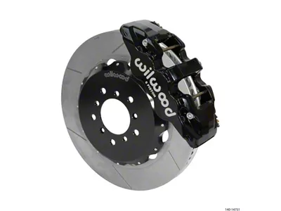 Wilwood AERO6 Front Hat Kit 14.00 Black 00-06 BMW M3 - 140-14751