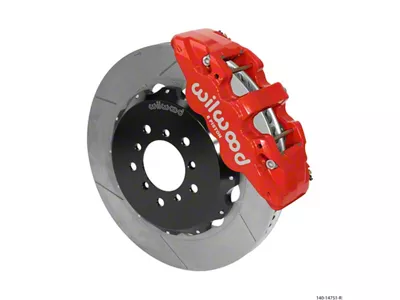 Wilwood AERO6 Front Hat Kit 14.00 Red 00-06 BMW M3 - 140-14751-R