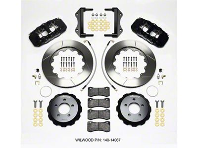 Wilwood AERO6 Front Hat Kit 14.25 2014-Up Challenger w/Lines - 140-14067