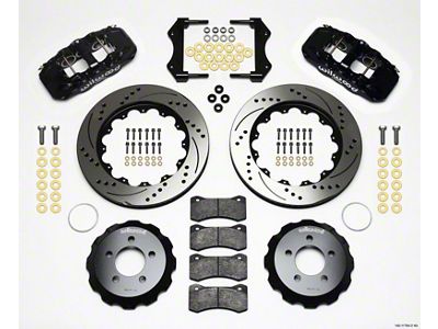 Wilwood AERO6 Front Hat Kit 14.25 Drilled 2006-10 Magnum/Challngr/Chrgr/300C - 140-11764-D