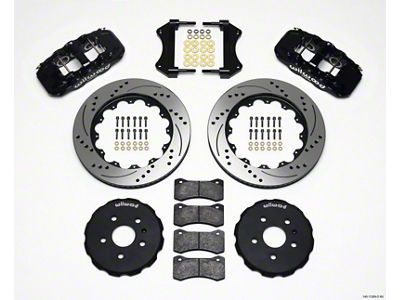 Wilwood AERO6 Front Hat Kit 14.25 Drilled 2010-2015 Camaro - 140-11269-D