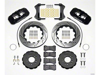 Wilwood AERO6 Front Hat Kit 14.25 Drilled 2014-Up Corvette C7 - 140-13697-D