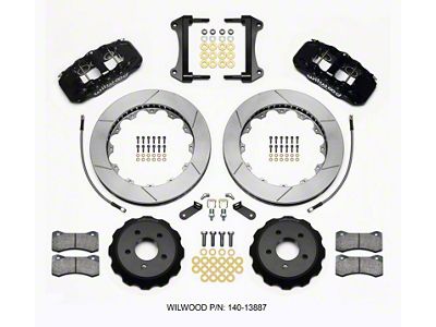 Wilwood AERO6 Front Hat Kit 15.00 2015-Up Mustang w/Lines - 140-13887