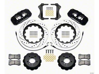 Wilwood AERO6 Front Hat Kit 15.00 Drilled 2007-2011 BMW E90 - 140-13919-D