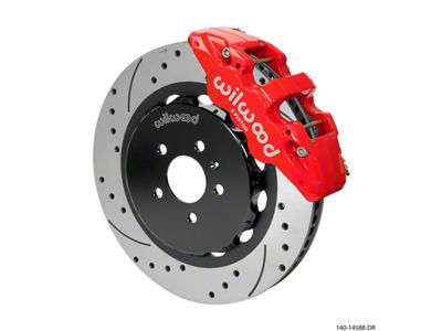 Wilwood AERO6 Front Kit 15.00in BBK - 08-12 Audi A4/A5/S5 - 140-14588-DR