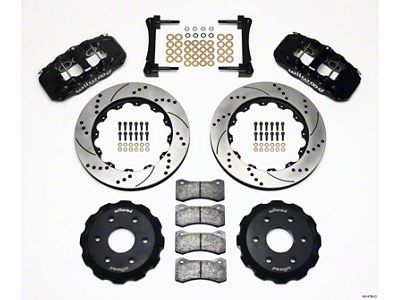 Wilwood AERO6 Front Truck Kit 14.25in Drilled 1999-2014 GM Truck/SUV - 140-9789-D