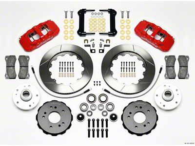 Wilwood AERO6 Front Truck Kit 14.25in Red 97-03 Ford F150 - 140-12824-R
