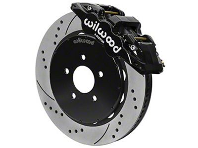 Wilwood Aero6R Front Big Brake Kit 14in Slotted Black Powder - 140-16403-D