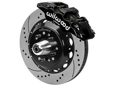 Wilwood Aero6R/ST Front Big Brake Kit 14in D/S Black Powder - 140-16246-D
