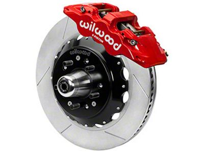 Wilwood Aero6R/ST Front Big Brake Kit 14in Red Powder Coat - 140-16246-R