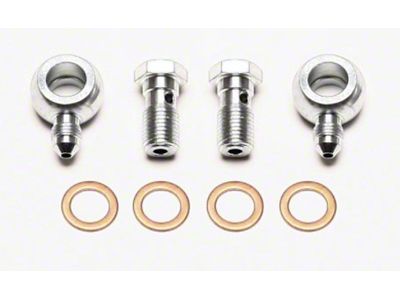 Wilwood Banjo Fitting Kit -3 male to 7/16 Banjo Bolts - 220-11565