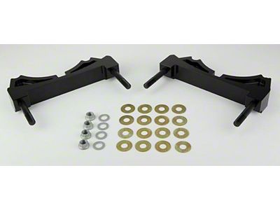 Wilwood Brackets 2 - w/Mounting Kit - W4A - P-Brake Kit - 249-10957L/R