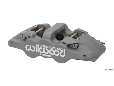 Wilwood Caliper-Aero6-L/H - Black Anodize .80 Thk Pad 1.75/1.38/1.38in Pistons - 120-15894