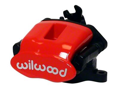 Wilwood Caliper-Combination Parking Brake-Pos 1-L/H-Red 34mm piston .81in Disc - 120-9809-1-RD