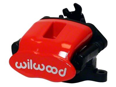 Wilwood Caliper-Combination Parking Brake-R/H-Red 41mm piston 1.00in Disc - 120-10111-RD