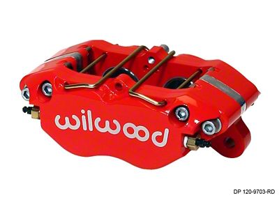 Wilwood Caliper-Dynapro 5.25in Mount - Red 1.38in Pistons .81in Disc - 120-9703-RD