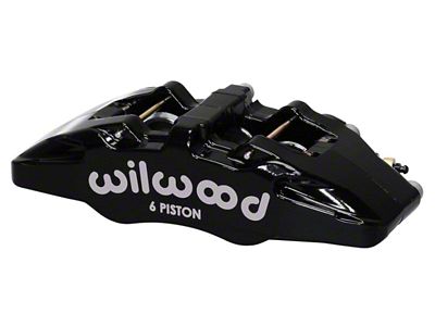 Wilwood Caliper-Forged Dynapro 6 5.25in Mount-R/H 1.62/1.38in/1.38in Pistons 1.10in Disc - 120-13432-BK